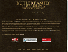 Tablet Screenshot of butlerfamilyphotography.com